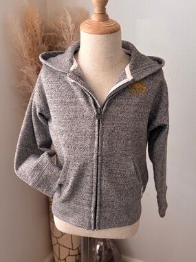 Roots 50th Anniversary Kids Gray & Gold Hooded Zip Sweatshirt - 5T